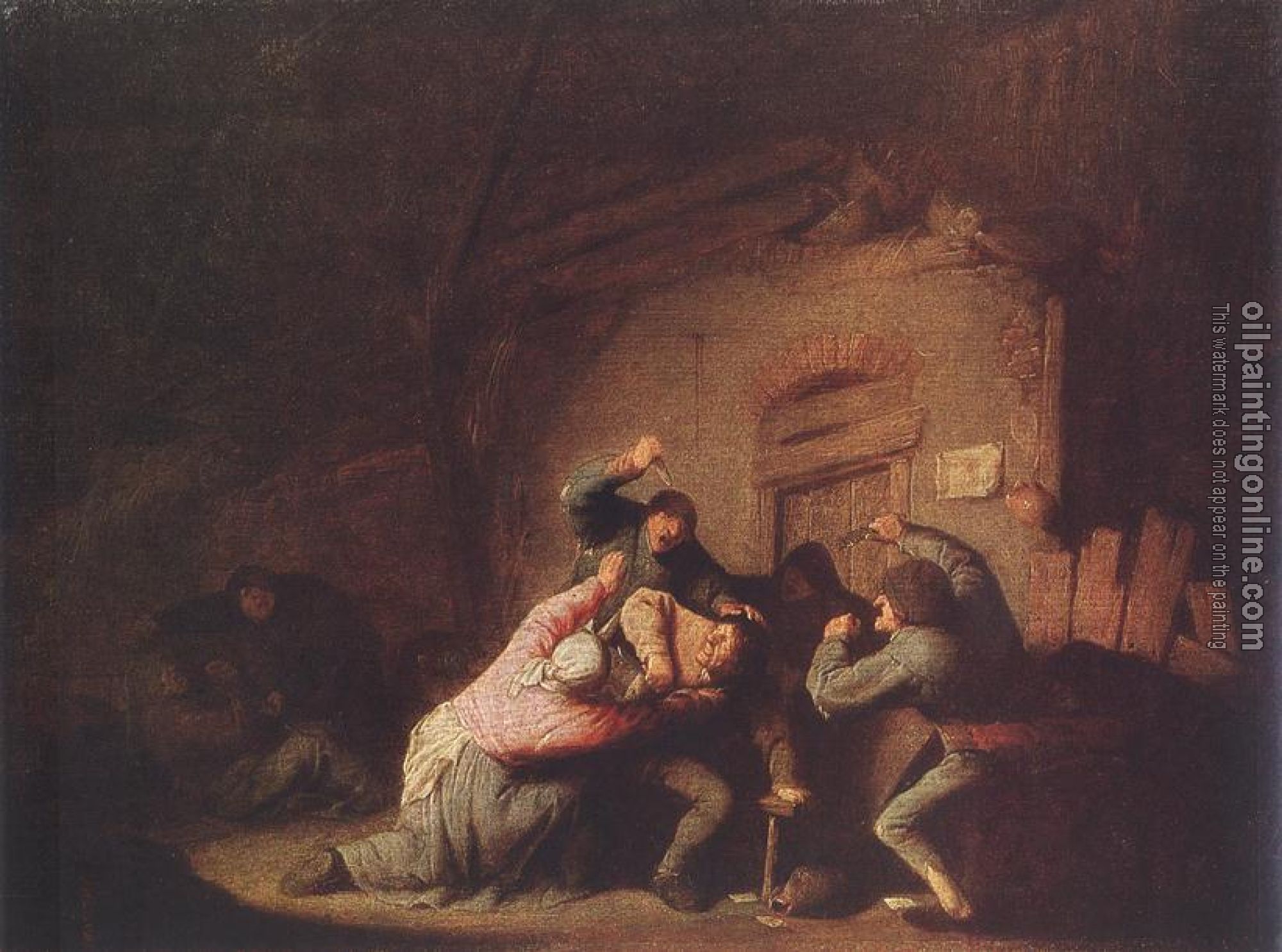 Ostade, Adriaen Jansz van - Brawl